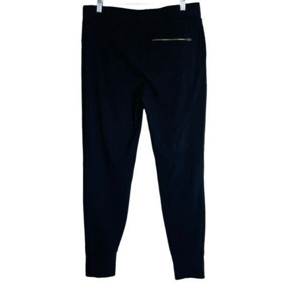 Athleta Black Ankle Zip City Joggers Size Medium - Picture 3 of 8